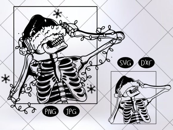 Christmas Skeletons: Bold Illustrations for Festive Web Design