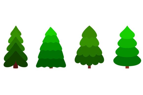Christmas Tree Desain Bundle: Illustrations for Sellers