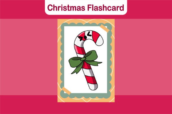 Flash Card Christmas: Candy Cane Shock Illustrations