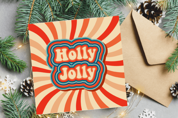 Holly Jolly Christmas Card Illustrations Review