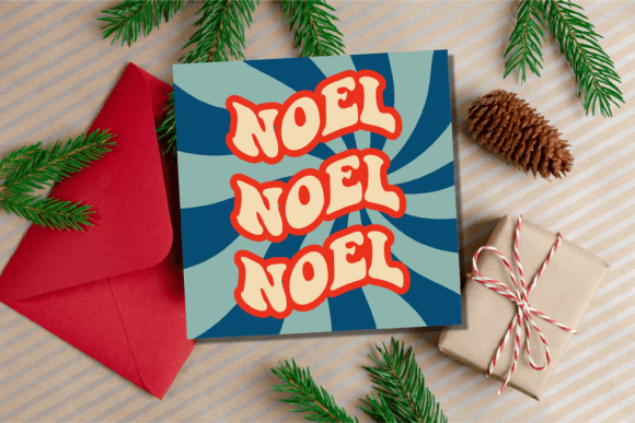 Noel Christmas Card: Illustrations for Branding
