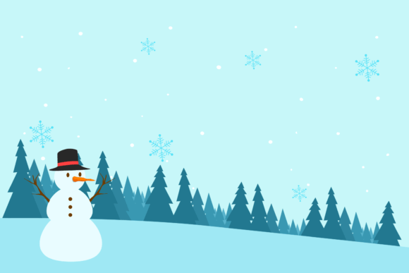 Review: Merry Christmas Snow and Tree Illustrations